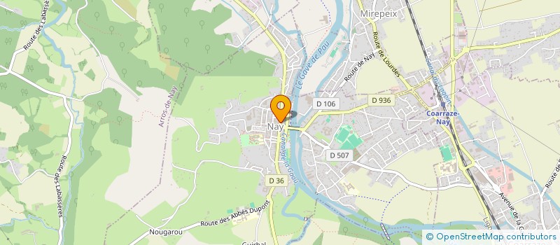 localisation de l'entreprise DIVINE ET SENS à NAY