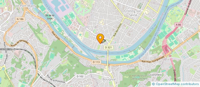 localisation de l'entreprise DIVINE IDYLLE  CROISSY-SUR-SEINE