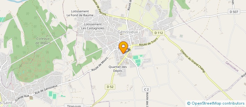 localisation de l'entreprise DIVINE IMMOBILIER  GENISSIEUX