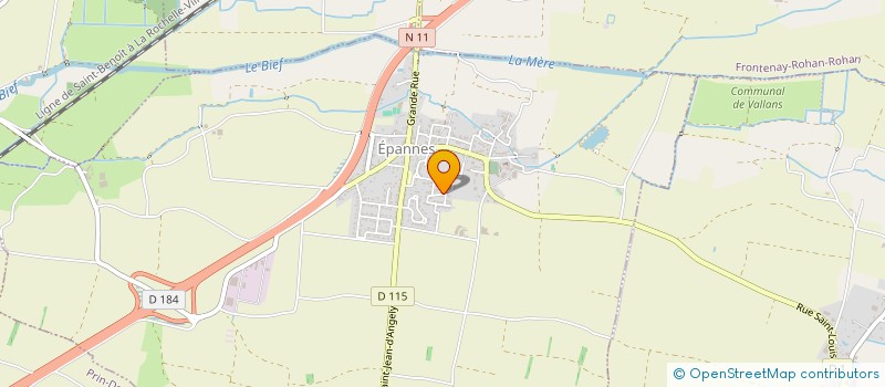 localisation de l'entreprise DIVINE LINGERIE  EPANNES