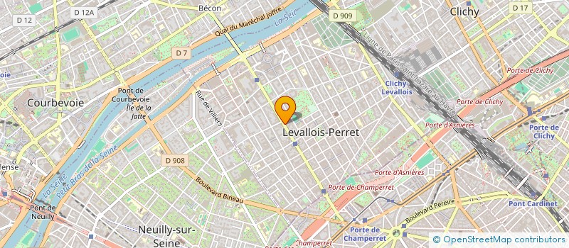 localisation de l'entreprise DIVINE LO à LEVALLOIS-PERRET
