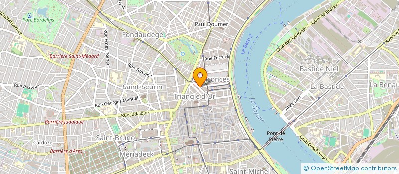 localisation de l'entreprise DIVINE'PROD  BORDEAUX