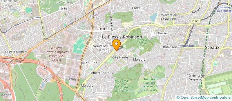 localisation de l'entreprise DIVINELLA à LE PLESSIS-ROBINSON