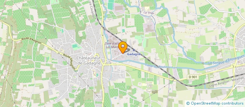 localisation de l'entreprise DIVINEO à CHATEAUNEUF-DE-GADAGNE