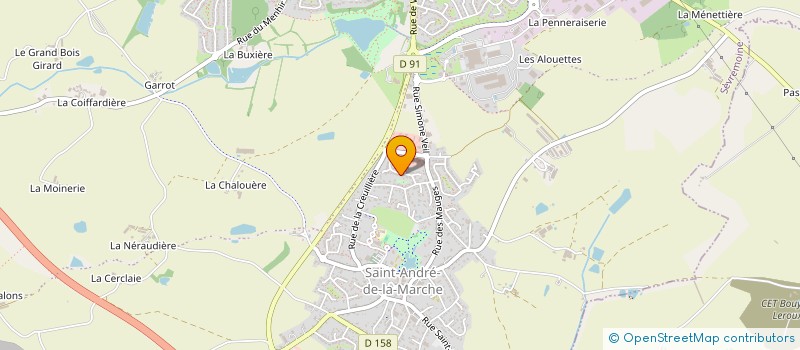 localisation de l'entreprise DIVINFRAN à SEVREMOINE