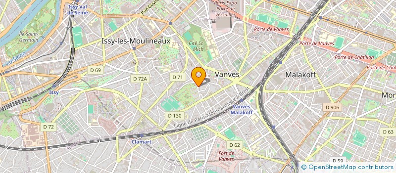 localisation de l'entreprise DIVING IN WEB  VANVES