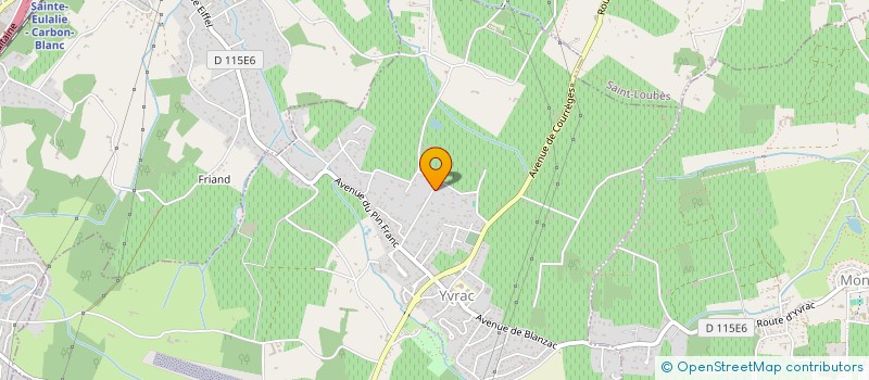 localisation de l'entreprise DIVINHA  YVRAC