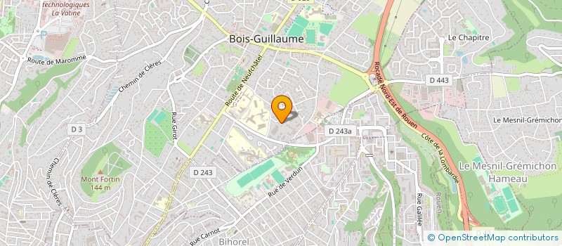 localisation de l'entreprise DIVININVEST à BOIS-GUILLAUME