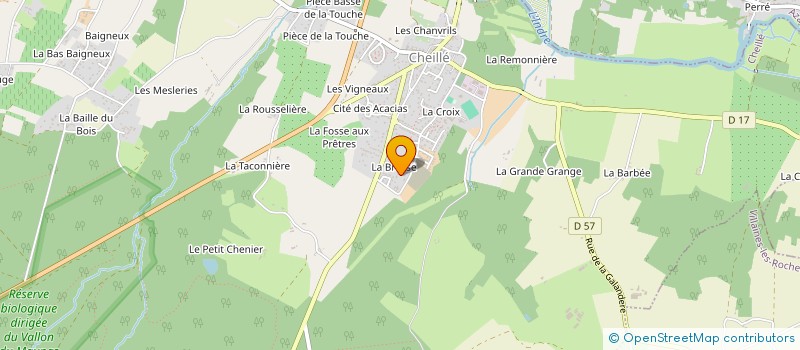 localisation de l'entreprise DIVINS FLACONS  CHEILLE