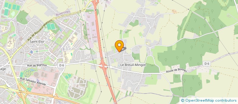 localisation de l'entreprise DIVINS LOINTAINS à POITIERS