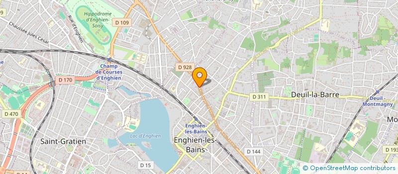 localisation de l'entreprise DIVISION AGENTS SECURITE PREVENTION à ENGHIEN-LES-BAINS