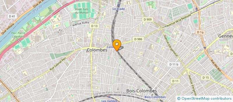 localisation de l'entreprise DIVISION EUROPEENNE AUTOMOBILE à COLOMBES