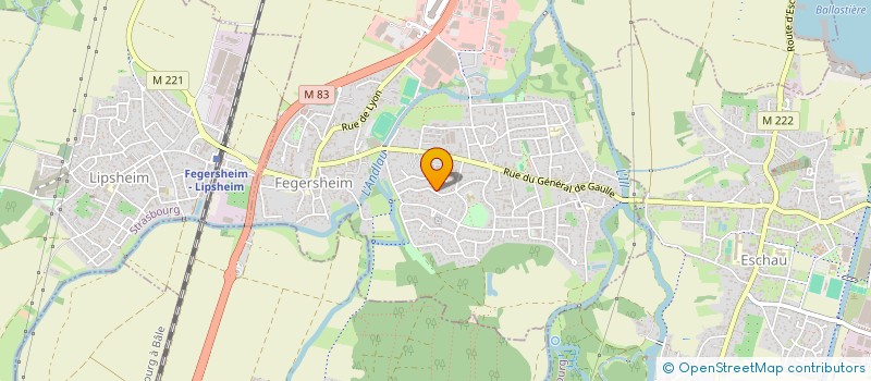 localisation de l'entreprise DIVISION INCENDIE DE L EST à FEGERSHEIM