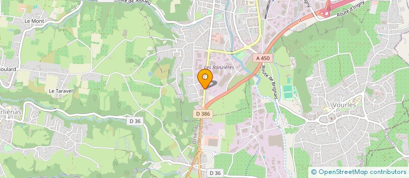 localisation de l'entreprise DIVISION INCENDIE SERVICES - D.3.I  BRIGNAIS