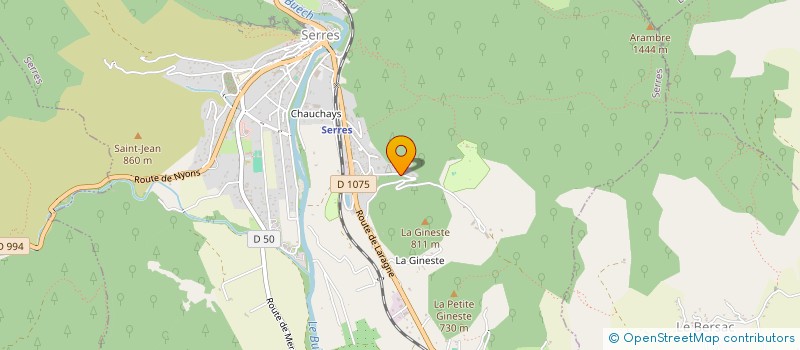 localisation de l'entreprise DIVISION PROTECTION INCENDIE 13 à SERRES