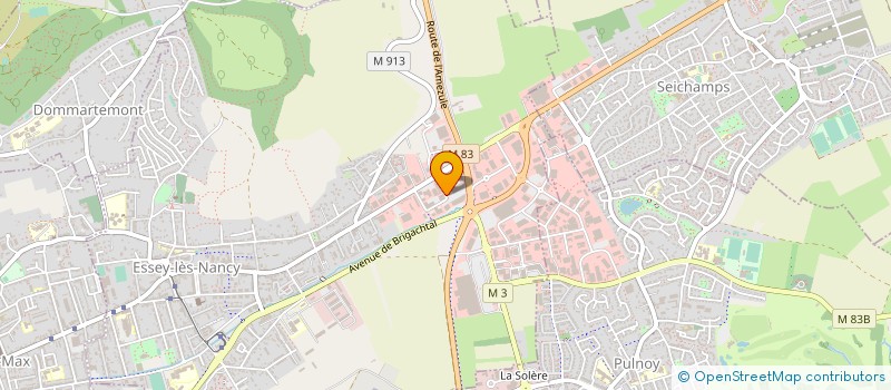 localisation de l'entreprise DIVISION SPORT à ESSEY-LES-NANCY