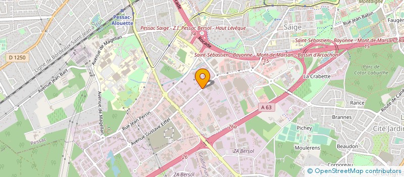 localisation de l'entreprise DIVISION TECHNIQUE GIRONDINE EN INVESTIGATIONS à PESSAC