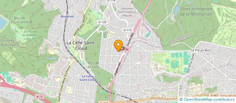 localisation de l'entreprise DIVISION THERY  LA CELLE-SAINT-CLOUD