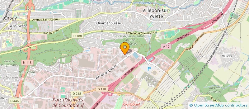 localisation de l'entreprise DIVO FRANCE  VILLEBON-SUR-YVETTE