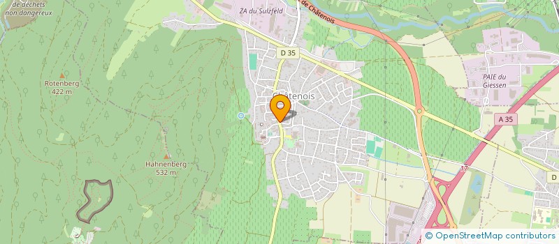 localisation de l'entreprise DIVOL à CHATENOIS