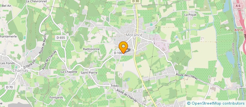 localisation de l'entreprise DIVOPIL 2  MORANCE