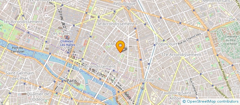 localisation de l'entreprise DIVVINO MARAIS à PARIS