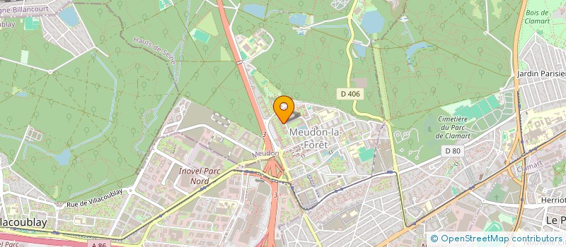 localisation de l'entreprise DIVYNS LIMOUSINE  MEUDON