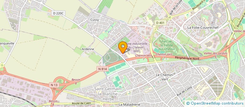 localisation de l'entreprise DIW à CAEN