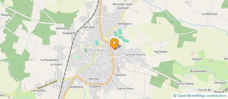 localisation de l'entreprise DIWAC  PLUVIGNER