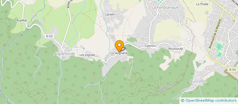 localisation de l'entreprise DIWALI à AIGUEFONDE