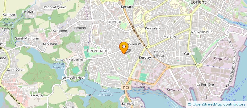 localisation de l'entreprise DIWALL  LORIENT