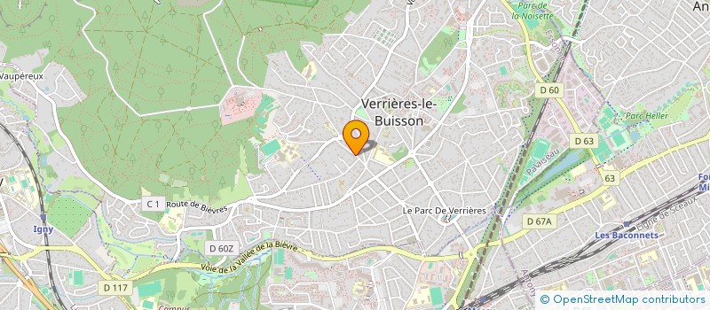 localisation de l'entreprise DIWALL CONSULTING à VERRIERES-LE-BUISSON
