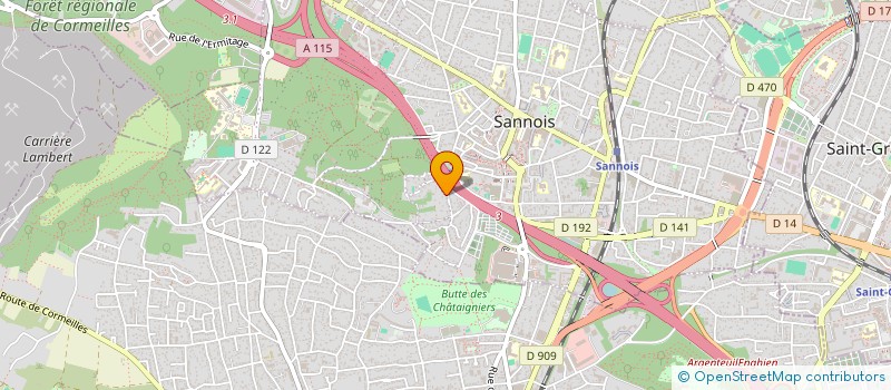 localisation de l'entreprise DIWAN  SANNOIS