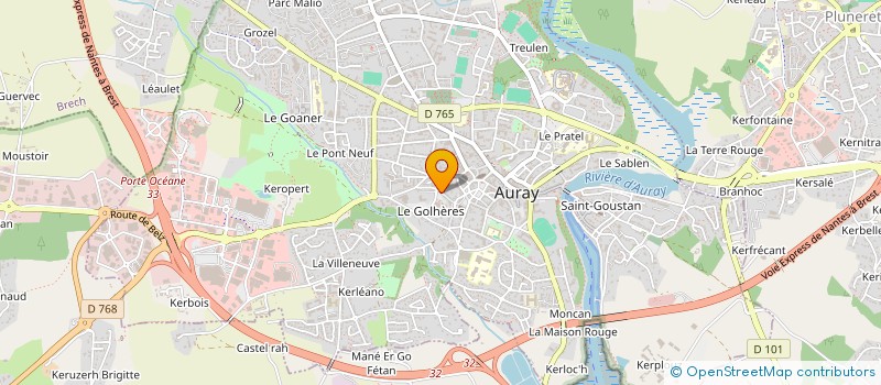 localisation de l'entreprise DIWAN AN ALRE à AURAY