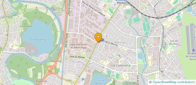 localisation de l'entreprise DIWAN CLUB INTERCULTUREL NORD SUD  STRASBOURG