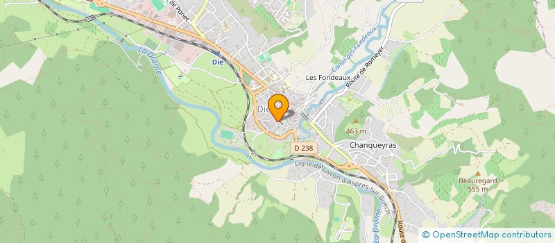 localisation de l'entreprise DIWAWATT à DIE