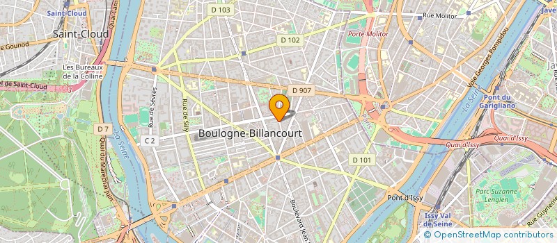 localisation de l'entreprise DIWINE à BOULOGNE-BILLANCOURT