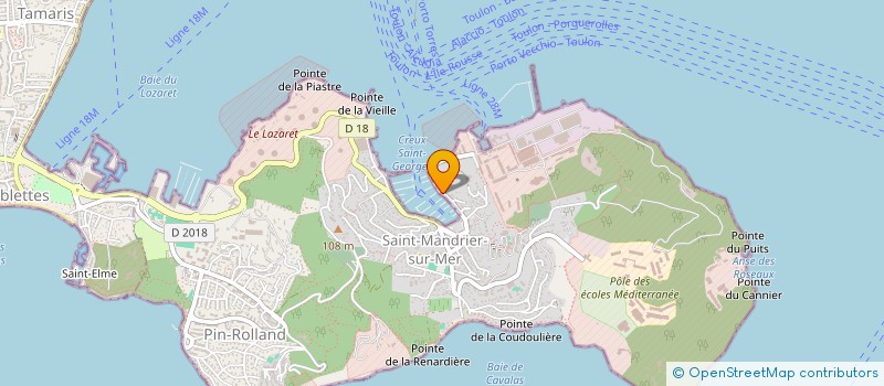 localisation de l'entreprise DIWO YACHTS INTERNATIONAL à SAINT-MANDRIER-SUR-MER