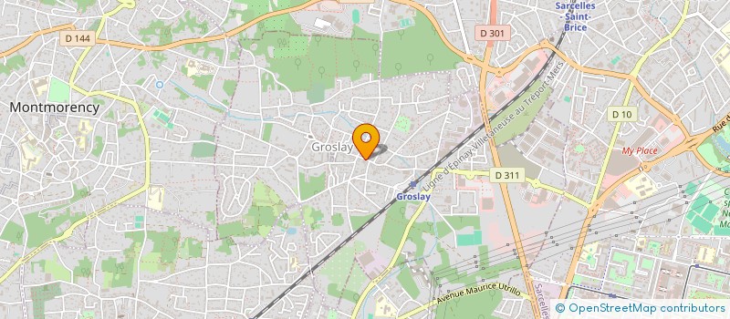 localisation de l'entreprise DIX 10  GROSLAY