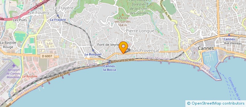 localisation de l'entreprise DIX à CANNES