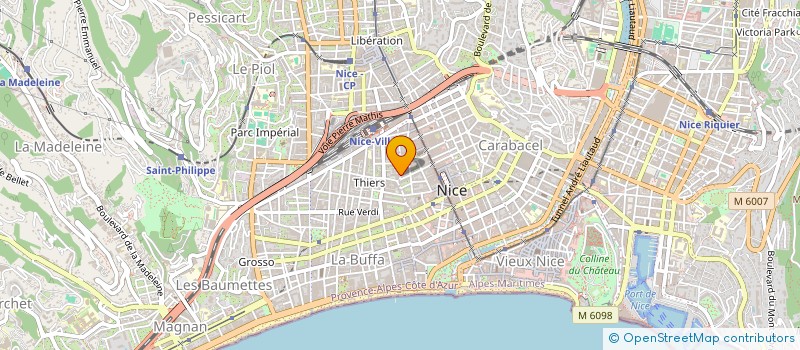 localisation de l'entreprise DIX ASSALIT à NICE