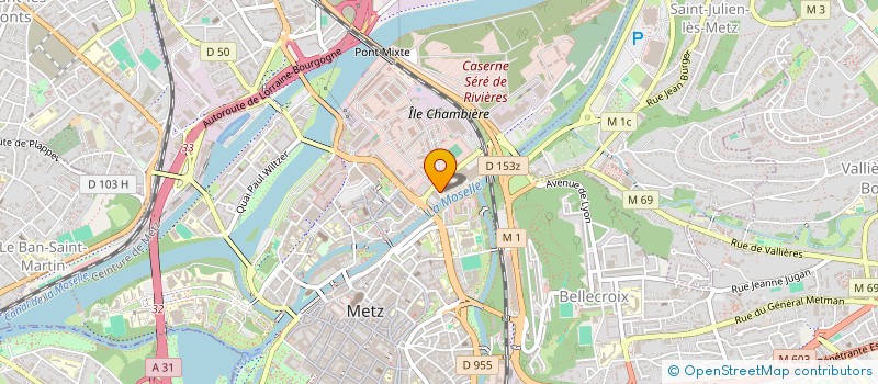 localisation de l'entreprise DIX DIX-NEUF PRODUCTIONS  METZ