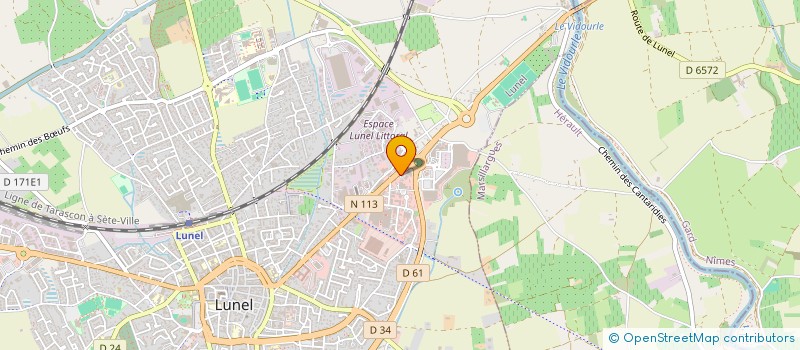 localisation de l'entreprise DIX DIXIEME  LUNEL