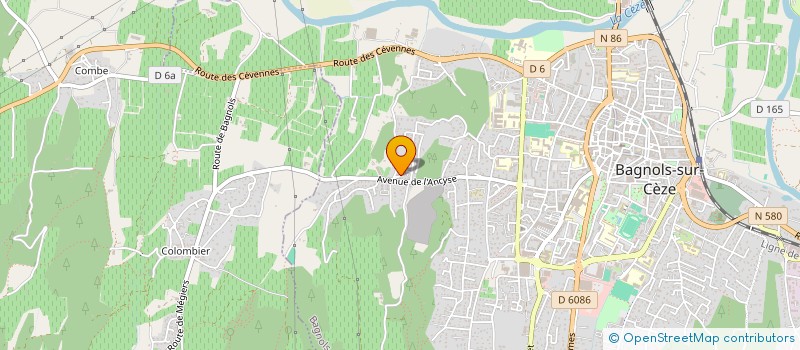 localisation de l'entreprise DIX DOUZE  BAGNOLS-SUR-CEZE