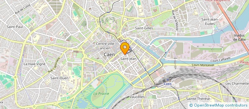 localisation de l'entreprise DIX FINANCE à CAEN