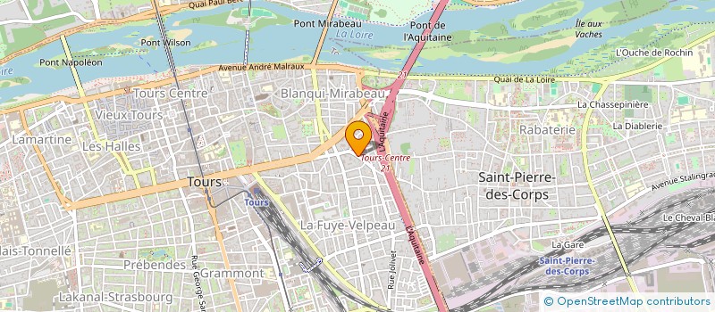 localisation de l'entreprise DIX GALPIN THIOU  TOURS