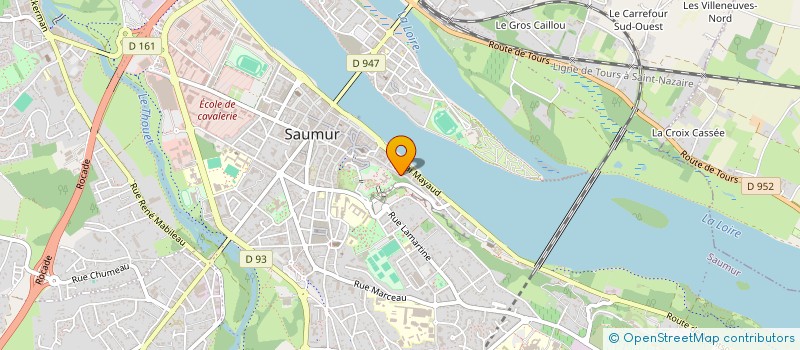 localisation de l'entreprise DIX HUIT à SAUMUR