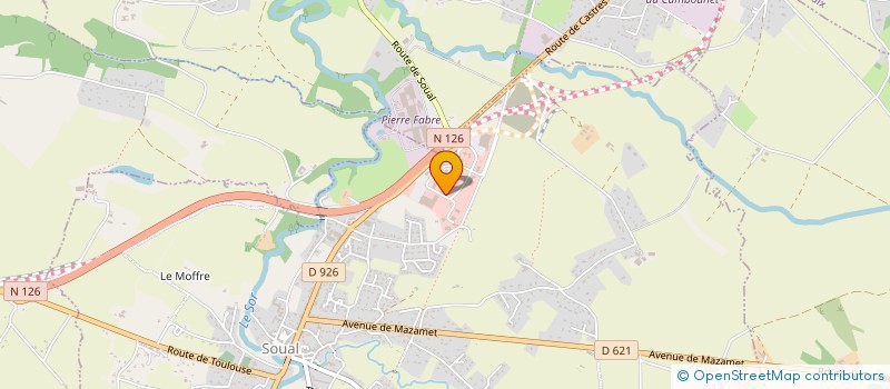 localisation de l'entreprise DIX HUIT CENT 96  SOUAL