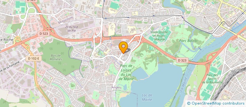 localisation de l'entreprise DIX HUIT HEURES à ANGERS