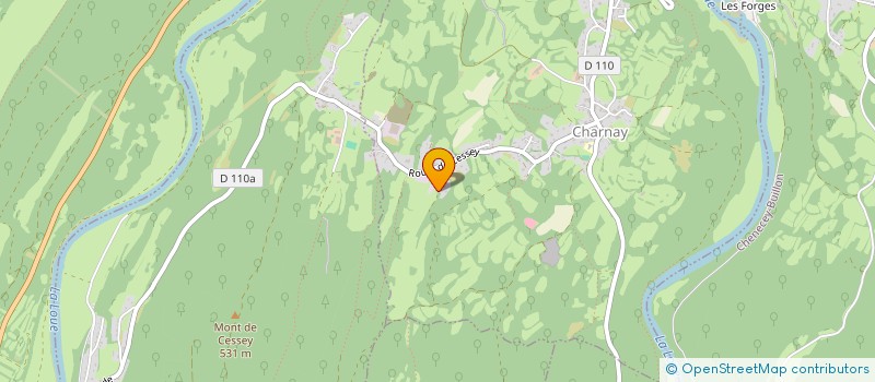 localisation de l'entreprise DIX JOURS CHRONO  CHARNAY